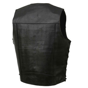 Chaleco de Cuero para Hombre, Diseño Moderno, Transpirable, de la Mejor Calidad, Venta al Por Mayor, Bajo MOQ, para Venta en Línea - Product Image 4