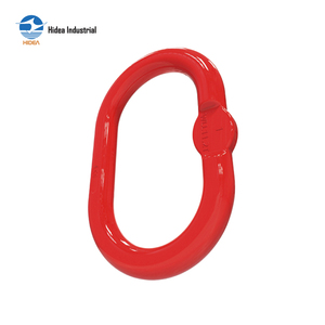 HIDEA G80 Type US A344 Maillon maître oblong en acier forgé, revêtement poudré, <span class=keywords><strong>anneau</strong></span> de tête soudé pour la construction et l'industrie lourde - Product Image 1