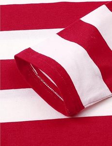 เสื้อยืดโอเวอร์ไซส์ลายทางผ้าฝ้ายสำหรับผู้ชาย ออกแบบโลโก้ได้ตามต้องการ เสื้อกอล์ฟลำลอง ดีไซน์เรียบง่าย สวมใส่สบาย ทันสมัย ใช้งานได้หลากหลาย - Product Image 5