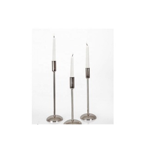 Juego de 5 portavelas personalizables de latón metálico de primera calidad Soporte de vidrio para uso doméstico Venta directa de fábrica de mayorista - Product Image 3