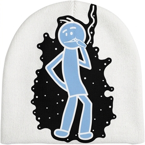 Bonnet streetwear imperméable personnalisé avec logo brodé, bord côtelé, tricoté, pour l'hiver et la plage, vente en gros, fournisseur OEM - Product Image 1