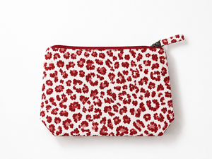 Leopard Print <b>Large</b> Soft Portable Fashion Cosmetic <b>Bag</b> Zipper <b>Makeup</b> Pouch Square for Case Travel Organizer - Product Image 5