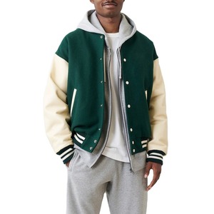 Chaqueta de lana y tela de alta calidad, nueva chaqueta con letras de diseño personalizado para hombre, chaquetas únicas - Product Image 1