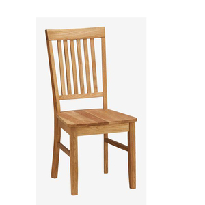 Silla de Comedor de Madera de Teca Sólida Hecha a Mano, Ecológica, Ligera, Moderna, Duradera, con Acabado Natural, para Apartamentos, Hostelería y Residencias - Product Image 3