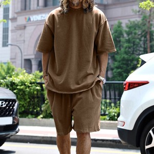 Ensemble de sport et de loisirs pour homme, 2 pièces, été, confortable, short et t-shirt décontractés - Product Image 3