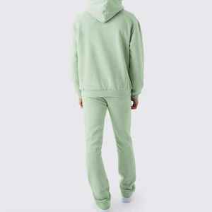 Latest Style Premium Quality Tracksuit for Men Puff Printed Sweat <b>Suit</b> Flare Hoodie and <b>Pants</b> Sets Stacked Tracksuit for sale - Product Image 2