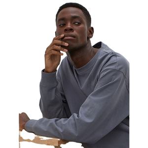 Venta al por mayor 500 Gsm Fleece Crewneck sudaderas personalizadas para hombres Color puro deportes al aire libre sudaderas con capucha peso pesado grueso tamaño XS - Product Image 1