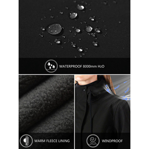 Asymmetric <b>Women</b> Windbreaker Hooded Quarter Zip Sport Coat Modern Fit Performance Athletic Active Winter Outerwear Design - Product Image 5