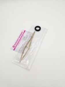 Pince à épiler plaquée or la plus vendue, en acier inoxydable, avec logo personnalisé, ciseaux à lame droite pour cils/sourcils, ciseaux à ressort - Product Image 5