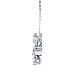 Colgante Minimalista de Plata S925 con Abeja y Diamante Moissanita, Regalo de Boda - Product Image 4