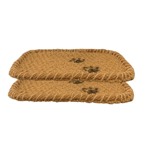 Alfombra de Fibra de Coco Natural PALM MAT / COIR MAT - Transpirable para Perros y Gatos - Product Image 1