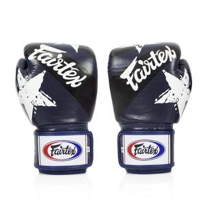 Guantes de Boxeo Fairtex de Piel de Vacuno Genuina de Alta Calidad, Color Azul Marino, Último Modelo, Precio Increíble, Gran Venta - Product Image 1