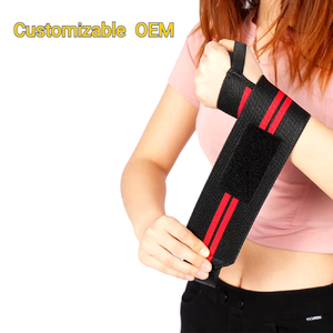 Bandes de maintien pour poignets en nylon respirant de qualité supérieure, résistantes, antidérapantes, à lacets, personnalisables avec logo, pour la gym, le tennis, le yoga - Product Image 6