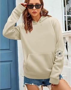 Sudaderas con Capucha de Invierno para Mujer, Estilo Y2K, con Bolsillos Delanteros - Product Image 4