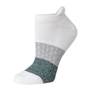 Paire de chaussettes de sport blanches avec accent turquoise pour homme – Performance, entraînement, évacuation de l'humidité, amorti - Product Image 4