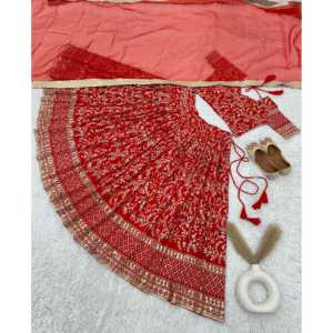 Lehenga Choli bordado elegante para bodas y ocasiones especiales - Product Image 2