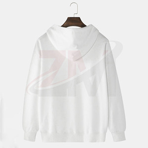 Sweat-shirts réfléchissants blancs unis avec motifs pour hommes, impression de logo personnalisée, sweat-shirt-couverture universel, commande en gros - Product Image 2