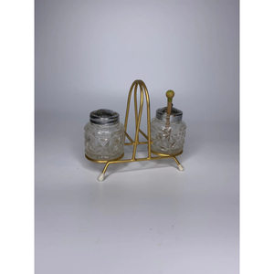 Support en métal pour sel et papier, idéal pour organiser la cuisine et la table à manger - Product Image 2