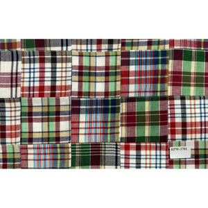 Productos Más Vendidos, Tela de Algodón Madras con Parches Surtidos para Chaquetas y Vestidos - Product Image 6