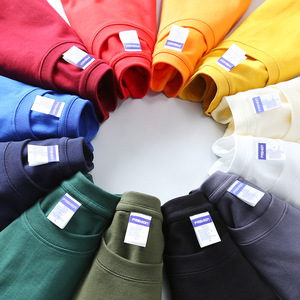 เสื้อยืดผู้ชายผ้าคอตตอน 100% หนัก 280GSM ทรงหลวม แขนสั้น คอกลม พิมพ์ลายดิจิทัล สวมใส่สบาย - Product Image 5