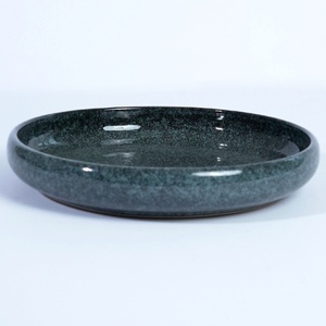 Plato de Cerámica Azul Medio, Diseño Japandi, No Tóxico, Apto para Lavavajillas, para Sushi, Aperitivos, Postres, Restaurantes, Cafés, HORECA - Product Image 3