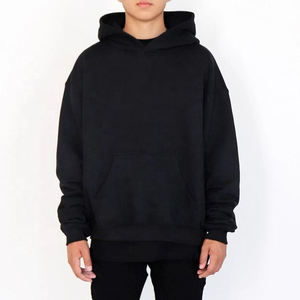 Custom Oversized <b>Plain</b> Cotton Blank <b>Hoodies</b> Men s Pullover Bulk Big Sizes Men's <b>Hoodies</b> and - Product Image 4