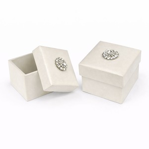 Luxury <b>Small</b> Ivory Crystal Brooch Silk Favor <b>Box</b> Handmade Special Purpose Handbags & Cases - Product Image 1