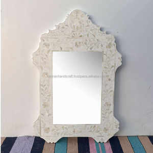 กรอบกระจกทำมือคุณภาพดี ตกแต่งด้วยงานฝังกระดูก ขนาดสั่งทำได้ ดีไซน์คลาสสิก สำหรับบ้านและสวน - Product Image 4