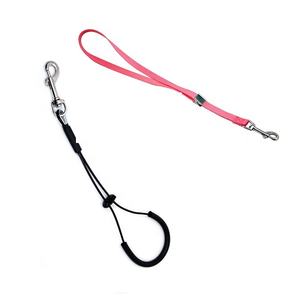 Correa de Nailon Sólida Clásica Ajustable para Perros con Función de Control para el Cuidado de Mascotas - Correa de Tela Ecológica con Bucle de Mesa - Product Image 3