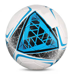 Balón de fútbol de PU ligero y duradero, fútbol de punto a mano de cuero de PVC impreso multicolor con su propio logotipo, tamaño 5, pelota deportiva - Product Image 6