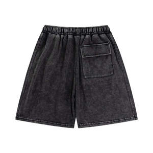 Shorts en coton pour homme, imprimés sur mesure, avec cordon de serrage à la taille et poches avant, style décontracté - Product Image 5
