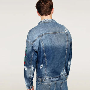 Chaqueta Vaquera de Primera Calidad |   Abrigo de Mezclilla de Algodón de Alta Densidad para Hombre, Venta al Por Mayor - Product Image 5