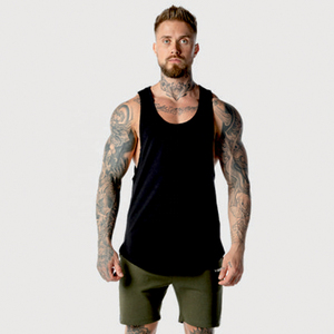 Débardeurs sportifs pour hommes à col rond personnalisés pour l'été avec boutons, sans manches, séchage rapide, respirants, écologiques - Product Image 5