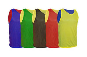 <b>Football</b> Training <b>Bibs</b> Adults Sport Time Custom Heat-Transfer Printing Logo Reversible Vest Basketball 100% Polyester Breathable - Product Image 2