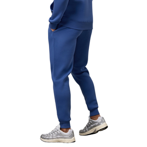 <b>Mens</b> <b>Navy</b> Fleece Hooded Tracksuit Casual Athletic Gymwear <b>Jogger</b> Set Streetwear Winter Fashion Sports Activewear Hoodie - Product Image 6