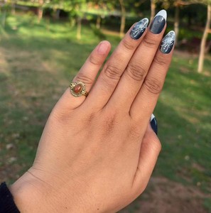Anillos Ovalados de Cornalina Natural con Baño de Oro de 18K, Unisex, Estilo Vintage Boho, Piedra Naranja, Joyería de Moda al por Mayor - Product Image 4