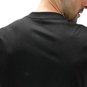 Men <b>Black</b> Crew Neck <b>T</b> <b>Shirt</b> Short Sleeve <b>Plain</b> Casual Sportswear Top Custom Logo Athletic Gym Wear <b>Shirt</b> Manufacturer Wholesale - Product Image 4