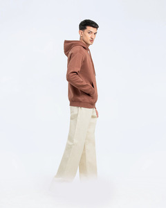 เสื้อฮู้ดผู้ชาย สีพื้น ผ้าฝ้ายเฟรนช์เทอร์รี่ สวมใส่สบายๆ สำหรับฤดูใบไม้ร่วง ทรงปกติ ราคาสมเหตุสมผล - Product Image 2