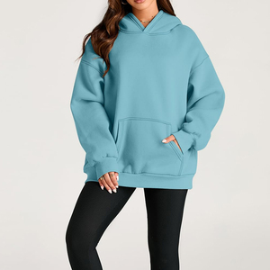 Sweat-shirts oversize pour femmes, coupe décontractée, matière polaire douce, design confortable, parfaits pour les tenues décontractées, la détente et le streetwear. - Product Image 3