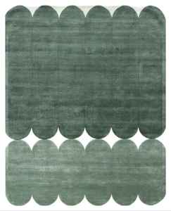 Tapis de luxe en viscose tufté à la main pour salon, tapis de zone tufté à la main en mélange de viscose et de soie, moderne et haut de gamme - Product Image 6