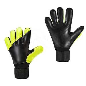 Gants de gardien de but de football professionnels de haute qualité, en PU, antidérapants, avec fermeture à lacets réglable, unisexe - Product Image 1
