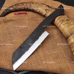 Cuchillo de Cocina de Acero al Carbono Hecho a Mano, Grado Industrial, Punta Recta, 0.5mm de Grosor, Material Personalizable para Fabricación DIY - Product Image 5