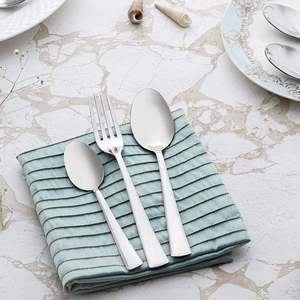Ensemble de couverts de luxe en acier inoxydable, haute qualité, finition polie miroir, pour hôtel et restaurant, à prix avantageux - Product Image 2