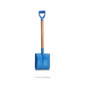 High Quality Blue HDPE Plastic Square <b>Spade</b> with Hardwood <b>Handle</b> Heavy Duty Material Handling Garden Farming OEM Tool - Product Image 3