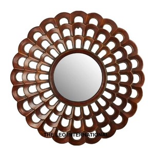 Metal Round <b>Circles</b> Interior Luxury Art Handicraft <b>Wall</b> Hanging House Room Handmade Decorations <b>Wall</b> <b>Mirror</b> - Product Image 2
