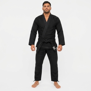 Uniforme de Jiu Jitsu Negro para Hombre, Gi de BJJ para Entrenamiento de Artes Marciales, Bordado Personalizado, Gi de Competición - Product Image 1