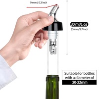 Ventes Accueil Bar Outils Automatique Bouteille Mesurée Verseur-1.5oz/45ml Quick Shot Spirit Mesure Verseur Boissons Vin Cocktail Distributeur