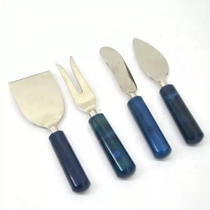 Juego de cubiertos de acero inoxidable de alta calidad, mango de diseñador chapado en oro, nueva tendencia, cubiertos para el hogar, utensilios para cortar queso, obsequios - Product Image 2