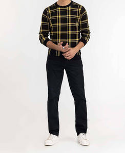 Suéter de punto extragrande personalizado para hombre, de lana/cachemira, cuello redondo, manga larga, fabricante OEM. - Product Image 1