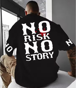 Venta Directa de Fábrica, Camiseta Personalizada de Alta Calidad para Hombre, Talla Grande, Cuello Redondo, Tejido Ecológico, Transpirable, Anti-Pilling, de Secado Rápido - Product Image 1